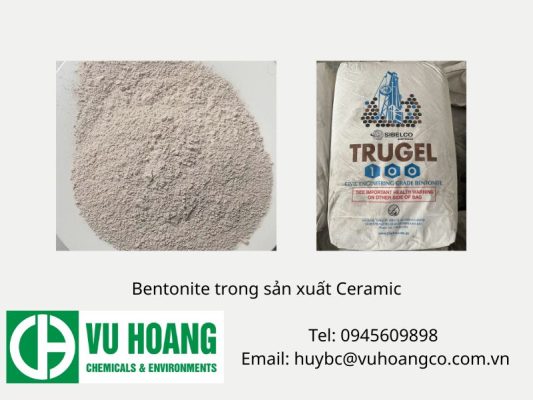 Cung cấp Bentonie phụ gia ngành ceramics